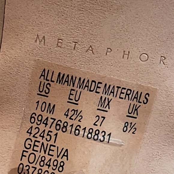 Metaphor Geneva Heels. Size 10. Tan. EUC - Picture 10 of 11